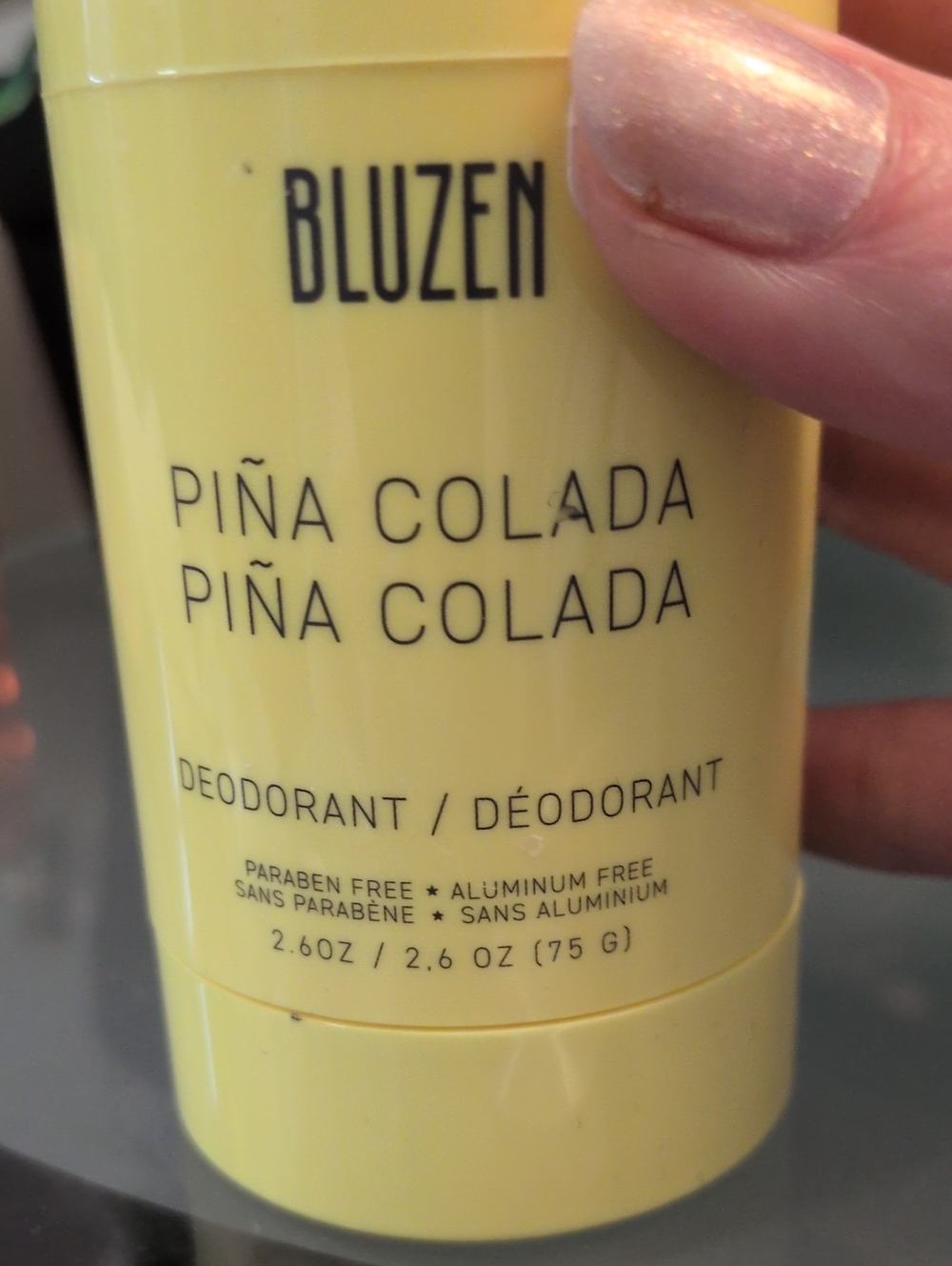 Piña Colada Deodorant Stick — Yellow